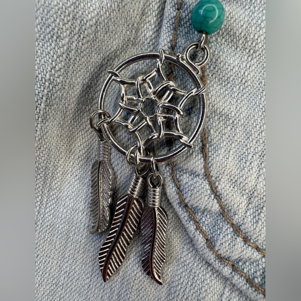 Dream Catcher Turquoise Key Chain